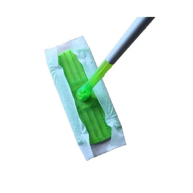 Disposable 100% polyester cleaning pads mop refills floor cloth wipes