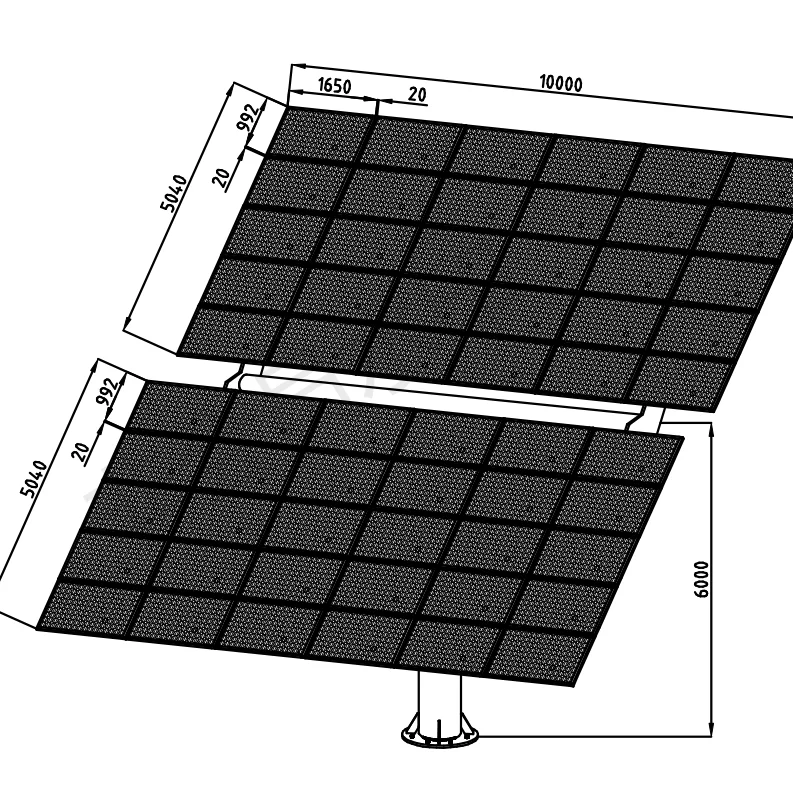 Hot selling 10kW 12KW 15kw 20kW solar dual axis tracking system for efficient power generation