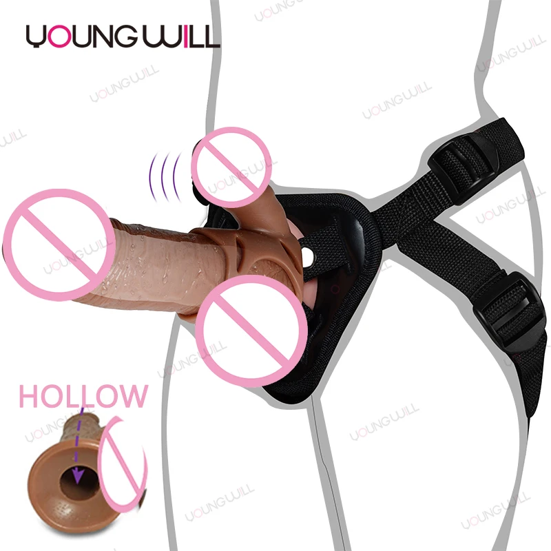 Male strapon dildo realistic dildo OEM Erotic penis Vagina Plug adult product Men strap on dildos Vibrator sex toy for Couples