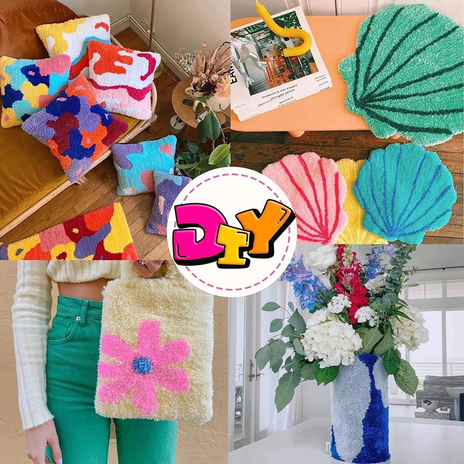 1*5M/1.5*4M Primary Tufting Cloth Backing Fabric for Carpet Weaving Knitting Material Rug Tufting Gun Embroidery Fabric