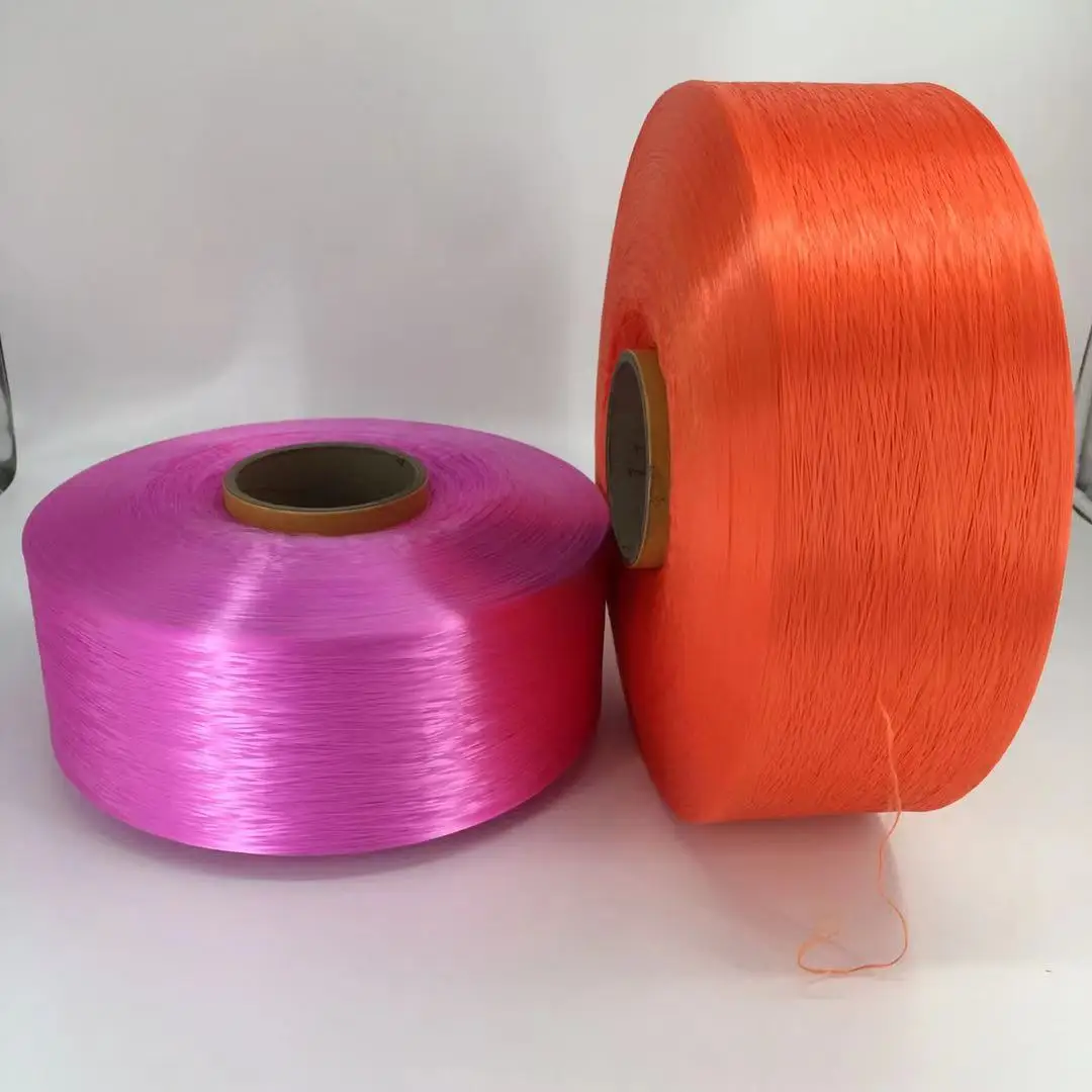 Cheap price  300-2000D  high quality polypropylene filament yarn for knitting and weaving polypropylene yarn