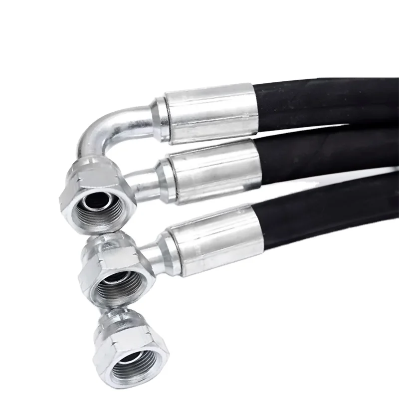 Competitive Price Steel Wire Braided Rubber Hydraulic Hoses And Fittings