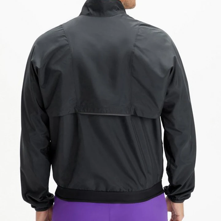 Hot Selling  Custom 100% Recycled Polyester Lightweight Water repellent the Interval Men Casual Jacket  with Side zip pockets