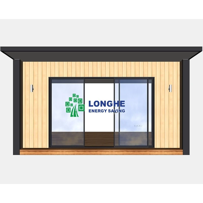 China Manufacturing Slope Roof Shipping Container House Exterior Wall Decoration Modular House Prefab Houses