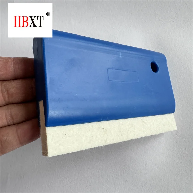High Quality Felt Edge Squeegee  for Car Vinyl Scraper Film Car wrapping tool  plastic vinyl 10mm wool felt squeegee
