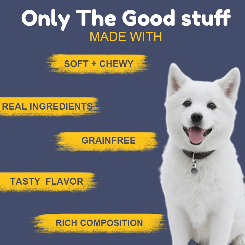 Custom Omega-3 Dog Medicine Pet Heart Health Fish Oil Soft Chew Supplements