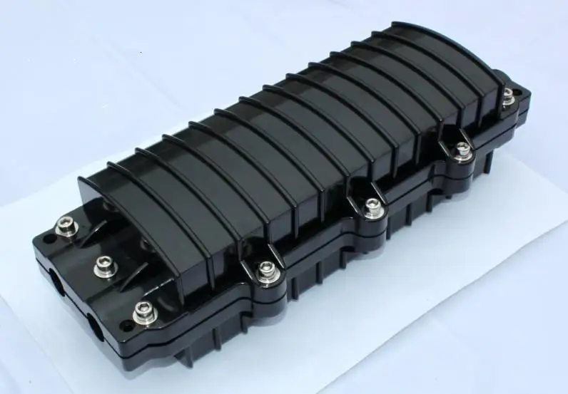 FTTH Inline type 12 24 48 cores Mini Fiber Optic Splice Closure