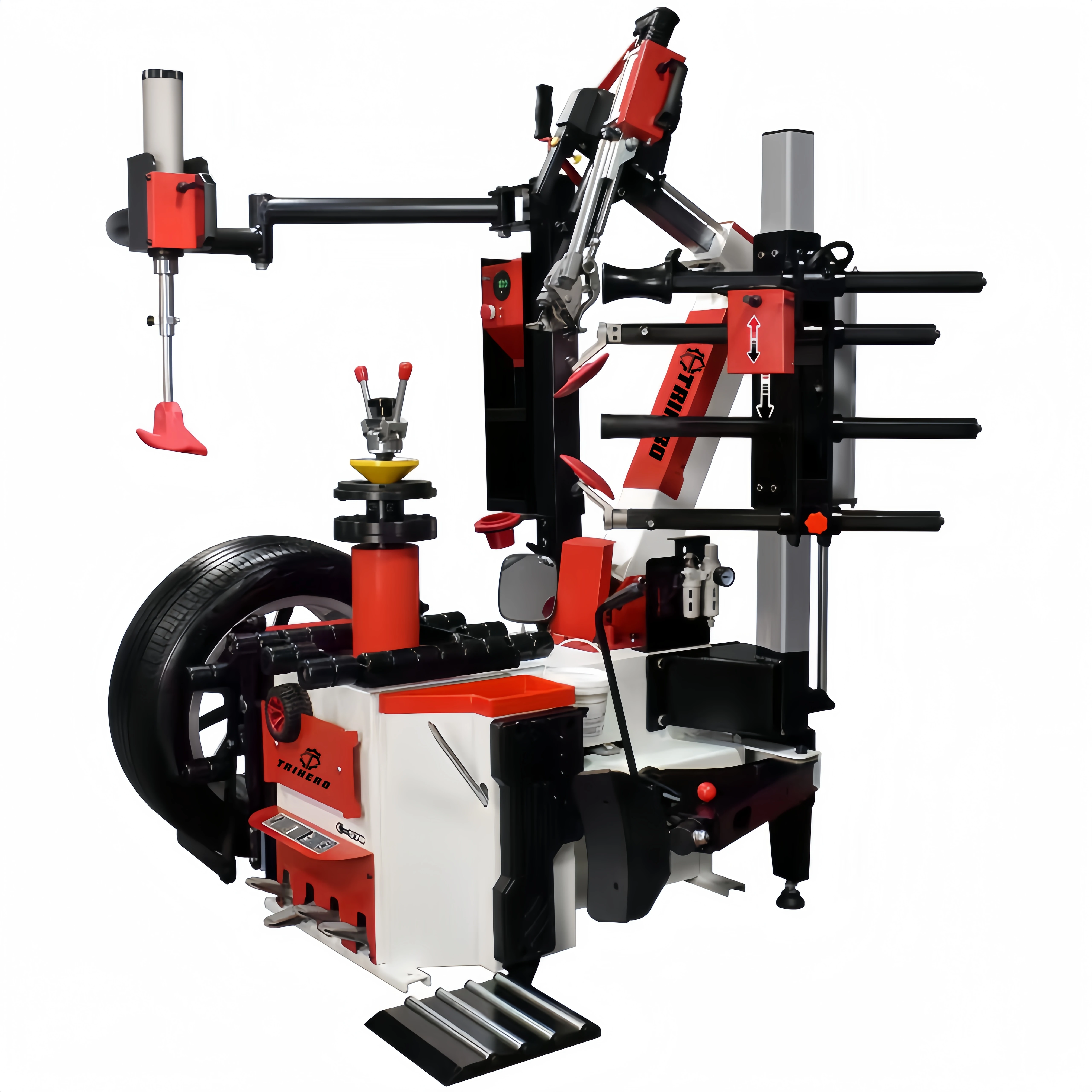 2024 Fully Automatic Non-Touch Tyre Changing Machine Workshop Tire Mount Machine No Pry Bar And No Disc Swing Arm Tire Changer