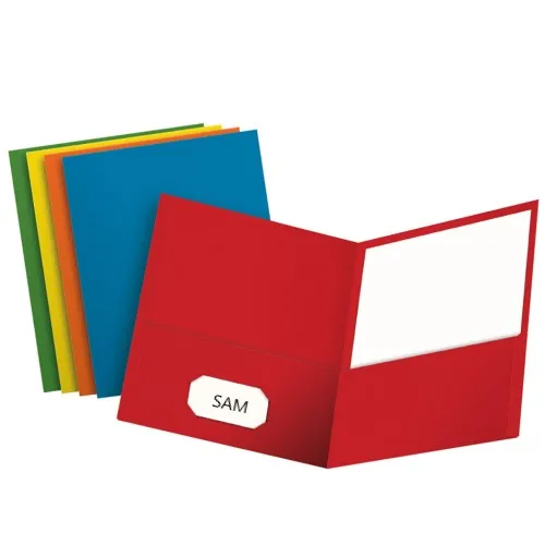 Chinese Factory Top Quality Best Price 6 Colors Heavy Duty Plastic 2 Pocket Folder 12 Pack Plastic Pocket Folders