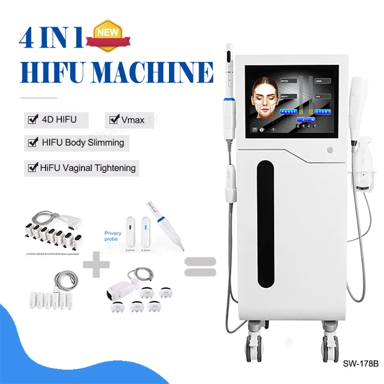 CE approval vertical hifu weight loss machine / hifu body shaping/ hifu high intensity focused ultrasound machine for sale