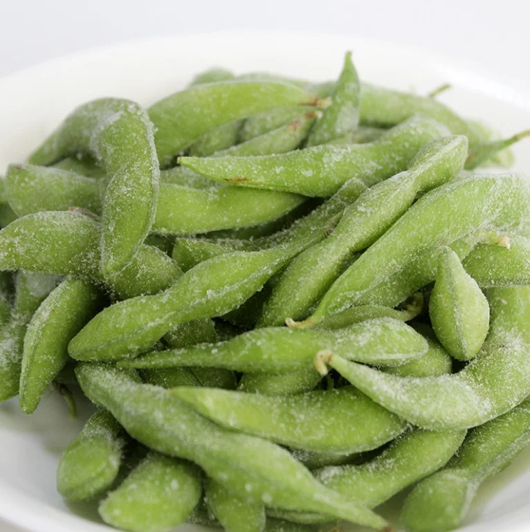 Wholesale High Quality Iqf Frozen Food Frozen Vegetables Green Edamame Soy Bean