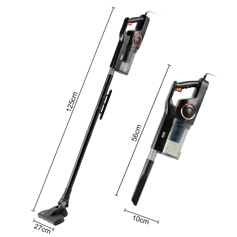 RAF New Invention 2 in 1 Car Cleaner Upright Vacuum Cleaner Bagless Handheld Stick Vacuum Cleaner