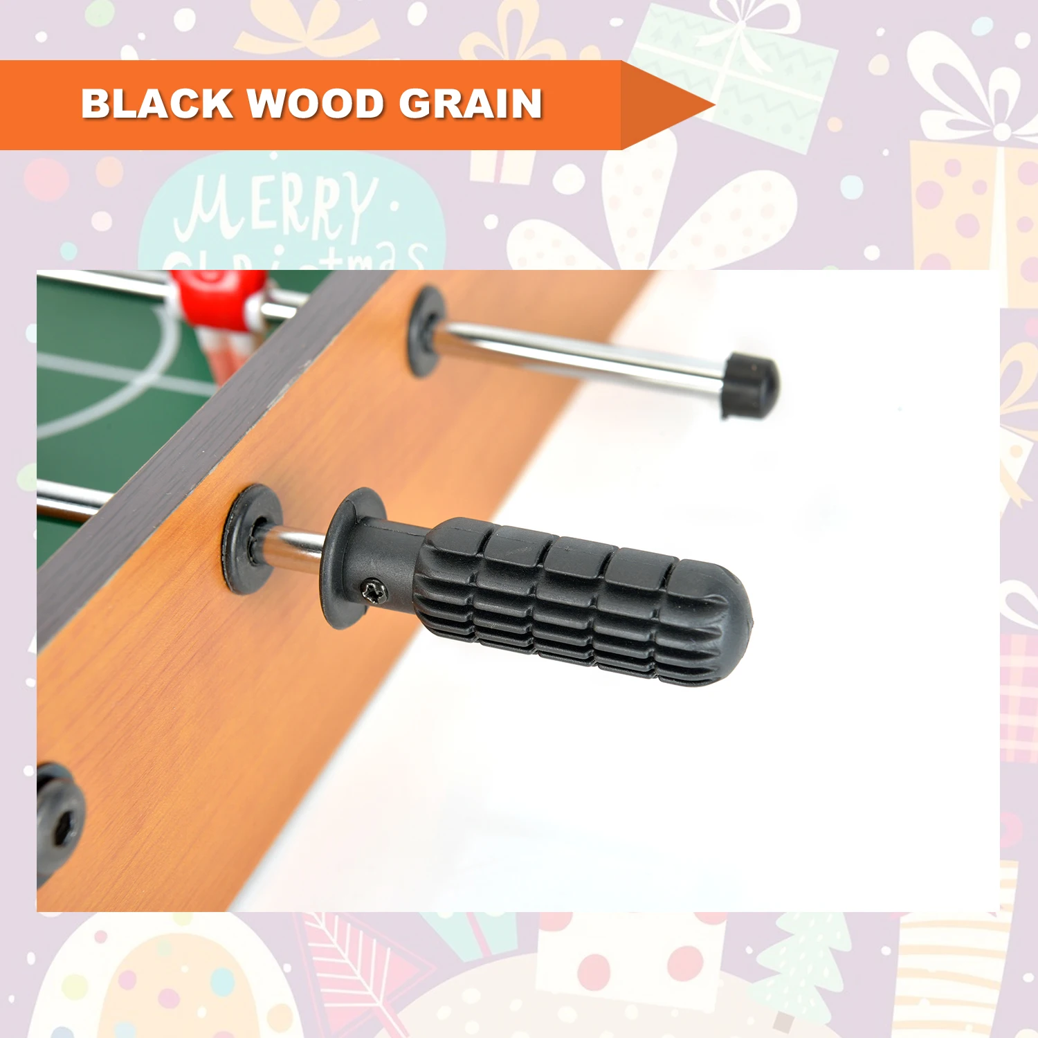 WIN.MAX MDF Mini Soccer Table, Mini Foosball For Table Game