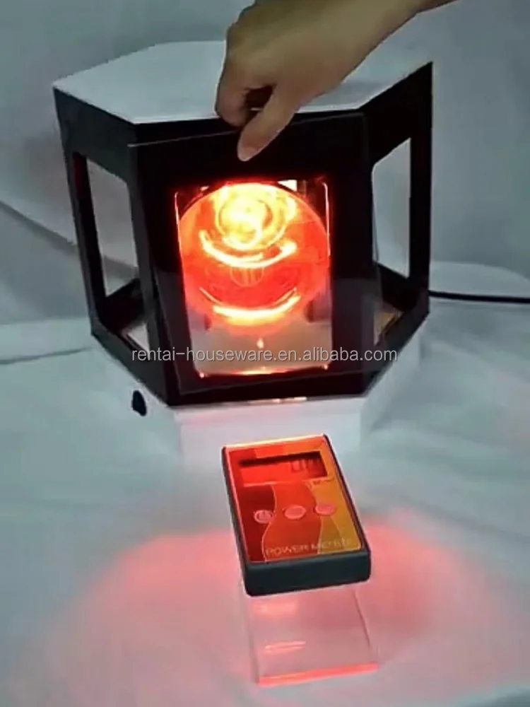 Custom Logo 6 Sides Window Tint Solar Film Testing Heat Rejection Lamp Display Machine
