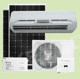 AC/DC Auto-balance 48v 100% off grid solar powered air conditioner in hybrid solar air conditioners