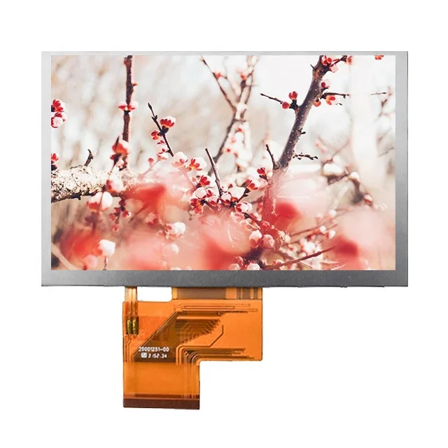 5 inch lcd display panel LVDS 40pin 800*480 IPS tft display tft panel tft lcd