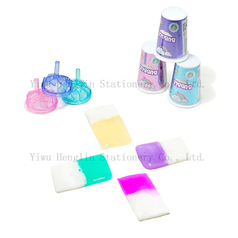 Wholesale Custom Slime Color Crystal Slime Toy Box Putty Set Glitter Jelly DIY Making Toy Kit for Kids With Foam Balls