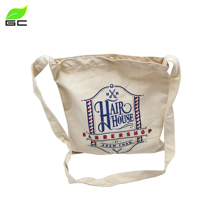 Recyclable Cotton Handbag High Grade Custom Logo Cotton Shopping Tote Bag