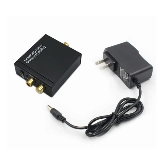 3.5mm Optical Coaxial Toslink Digital to Analog Audio Adapter Converter RCA L/R