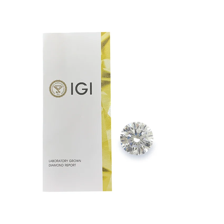 Solen Tenth  Igi D Vs2 Round 4Ct Loose Diamond Stone 100% Lab Diamond Price Per Carat Lab Grass Diamond