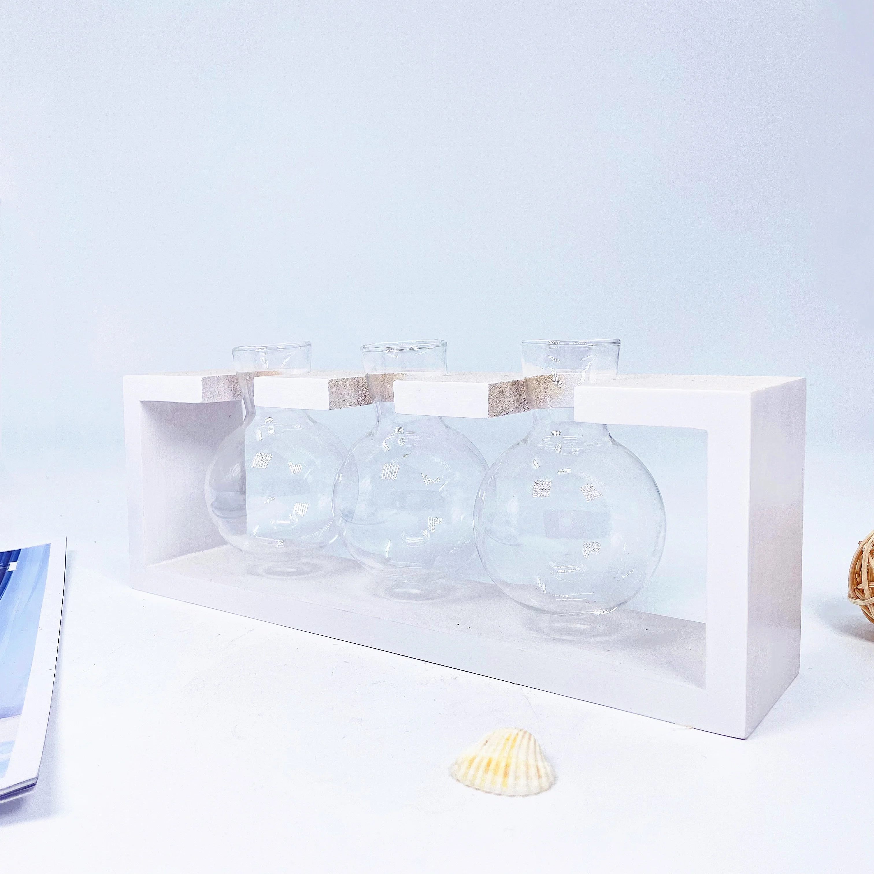 hot sale white Hydroponic Vase for home decoration