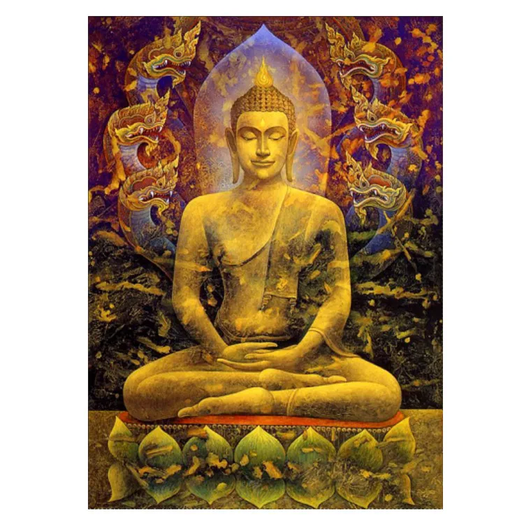 DIY cross stitch home decoration diamond embroidered Buddha statue 5D diamond painting