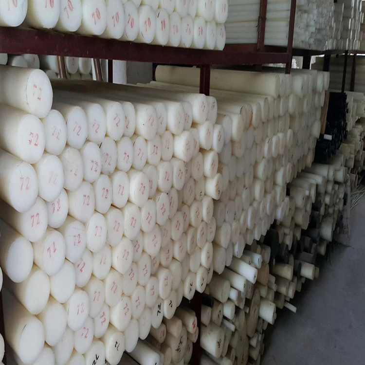 Инженерный пластмассовый стержень из натурального нейлона PA/PA6