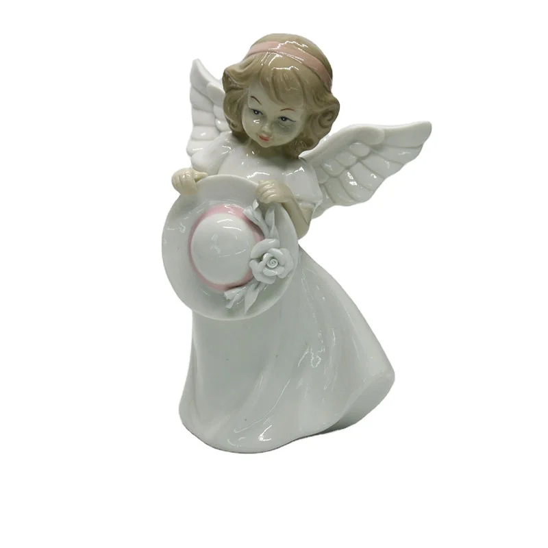 White wing fairy lovely little angel figure
