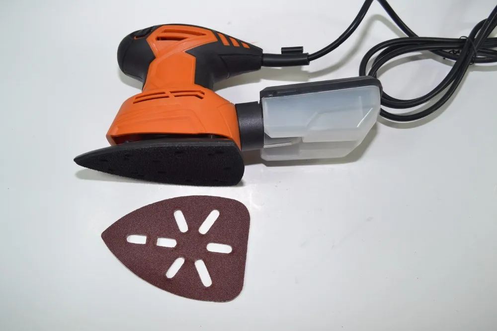 hand use low vibration mini corded vacuum mouse sander for woodworking or metalworking AJ7