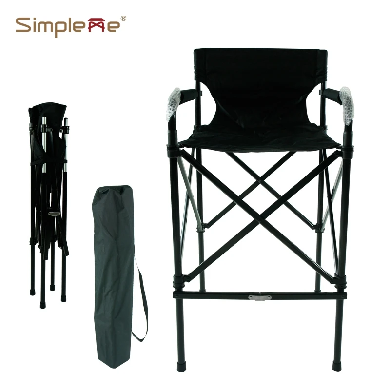 Simpleme Professional Tall Foldable Salon Portable Makeup Artist Chair