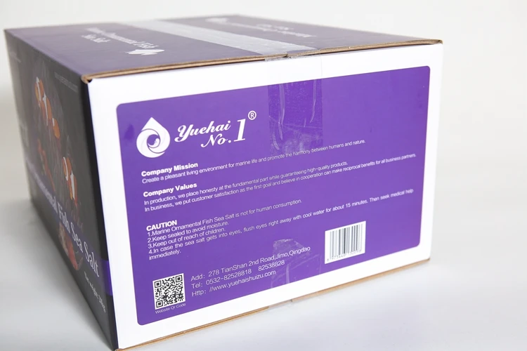 2024 New Artificial Seawater Coral Reef Salt Fish High Quality PE Glass Stocked Feature Rectangular Square Indoor Application