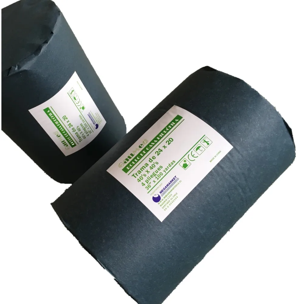 
24*20 Mesh 100 yards 4ply Absorbent Medical Gauze Roll Bleached 100% Organic Cotton Surgical Rolls for health & medical 