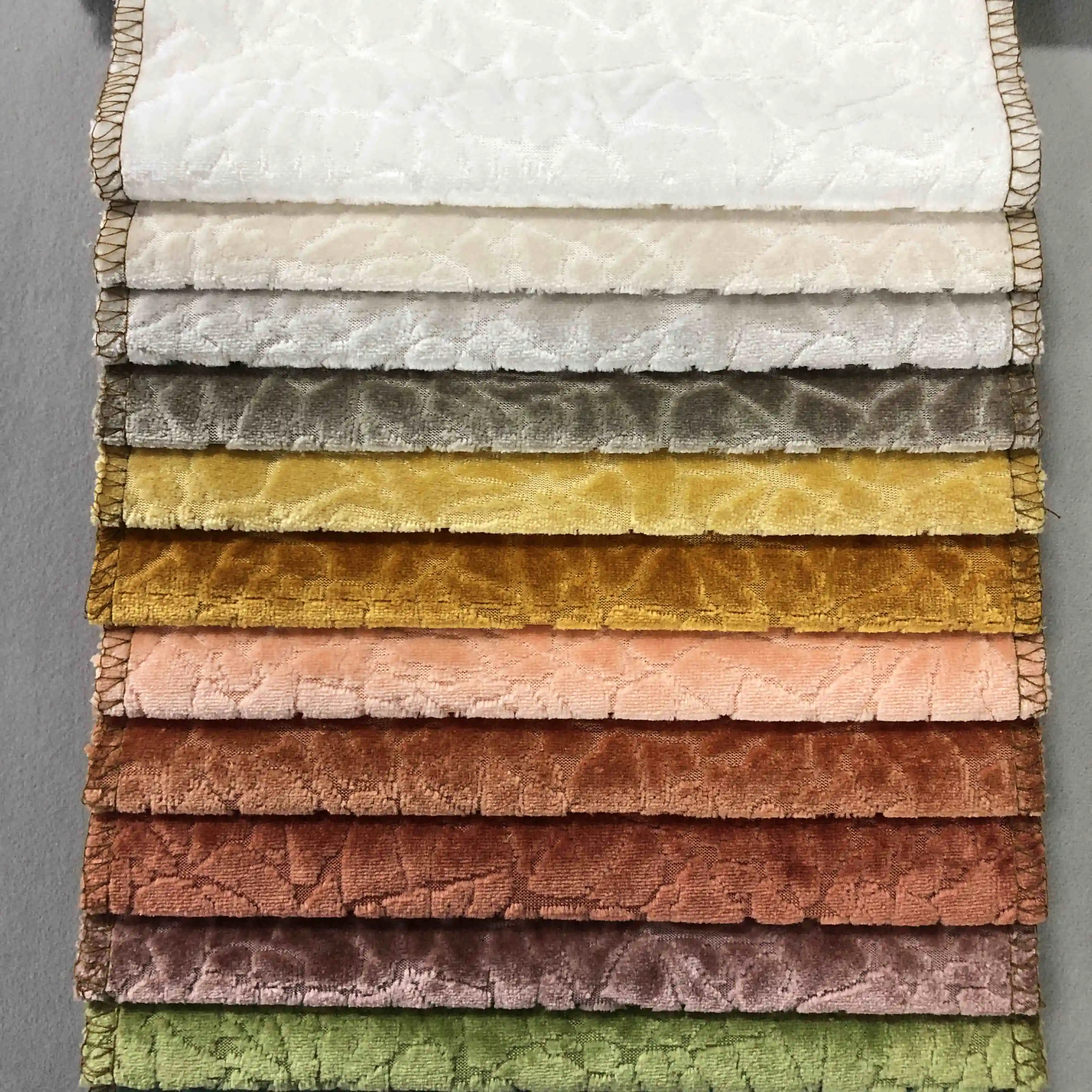 Wholesale Textile Velvet Sofa Cover Fabric For Upholstery Cut Pile Velvet Seat Cover Fabric