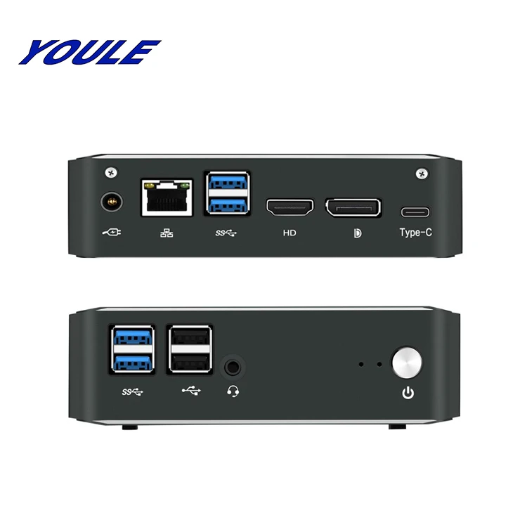 
Gaming Desktop PC Intel Dual Core i7 8565u Barebone Kaby Lake Fanless Mini PC 4GB DDR4 Laptops And Desktop Computer 