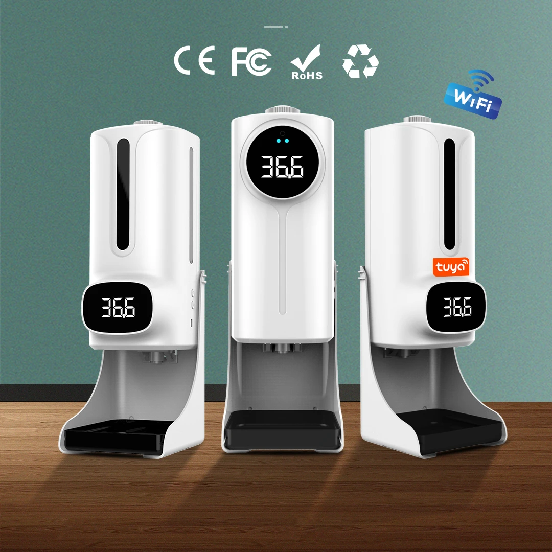 Wall Mount Auto Detect Temperature Thermometer k9 pro thermometer k9 pro plus wholesale soap dispenser