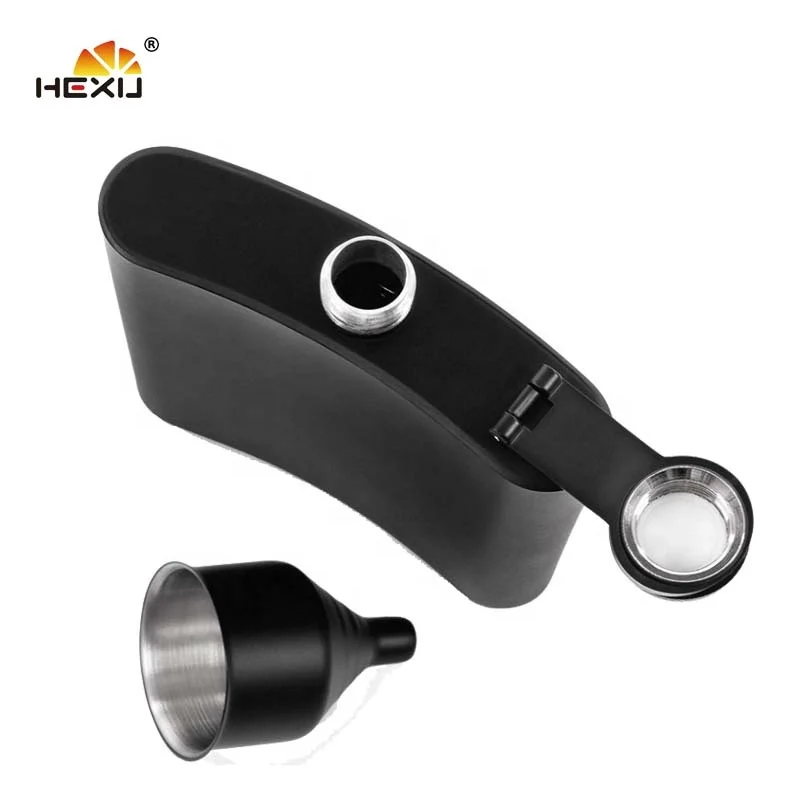 Stainless Steel 8oz Cool Black Colour Painted Best Hip Flasks For Men