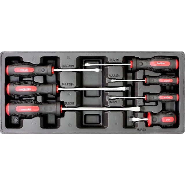 Kinbox BMC Tray Hand Tool Set Item TB01M108 Slotted Screwdriver