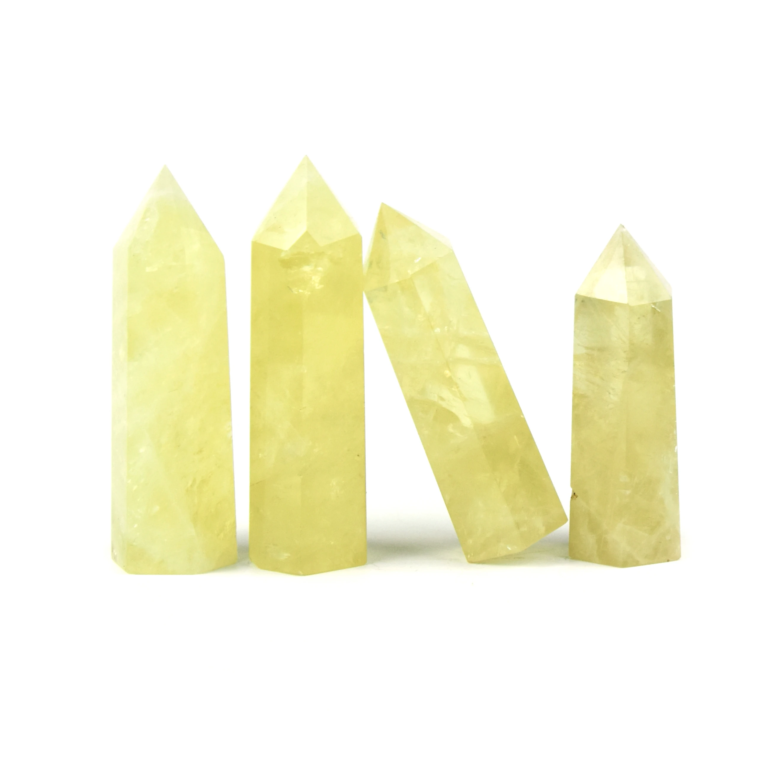 
High-quality Citrine quartz crystal towers citrine crystal wands points from china 