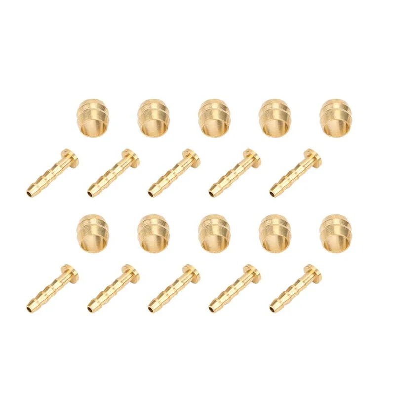 10 Pairs Mountain Bike Hydraulic Disc Brake Needle Olive Connector Insert for SHLMANO  BH59 MT200 Oil Pipe Cut Pipe Oil Brake