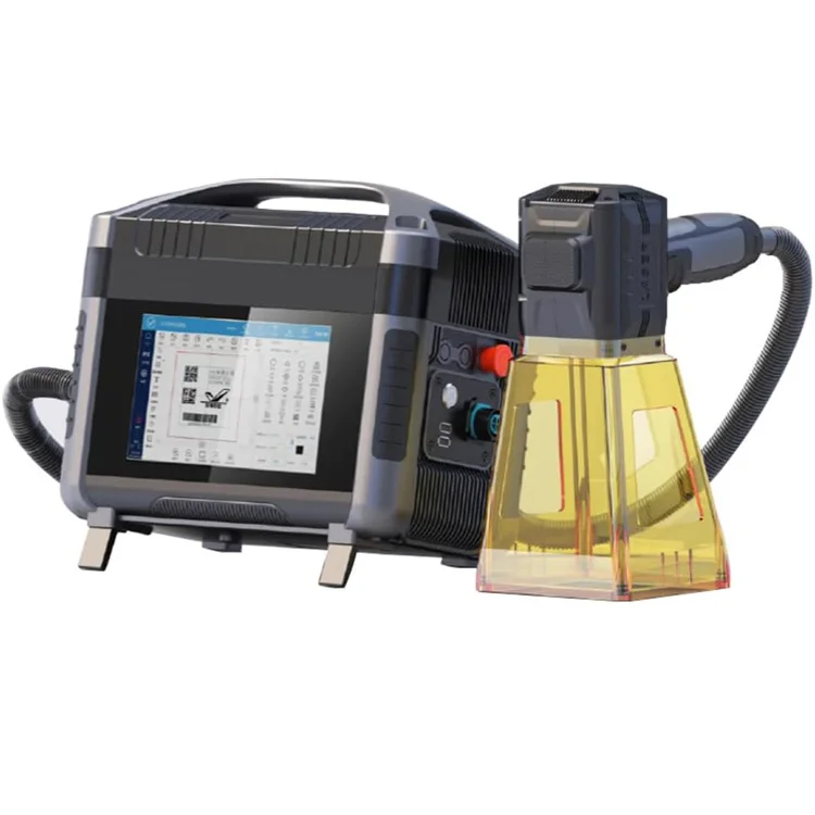 20w 30w Raycus Max Jpt Smart Lcd Display Hand Held Mini Metal Fiber Laser Etching Marking Engraving Marker Machine