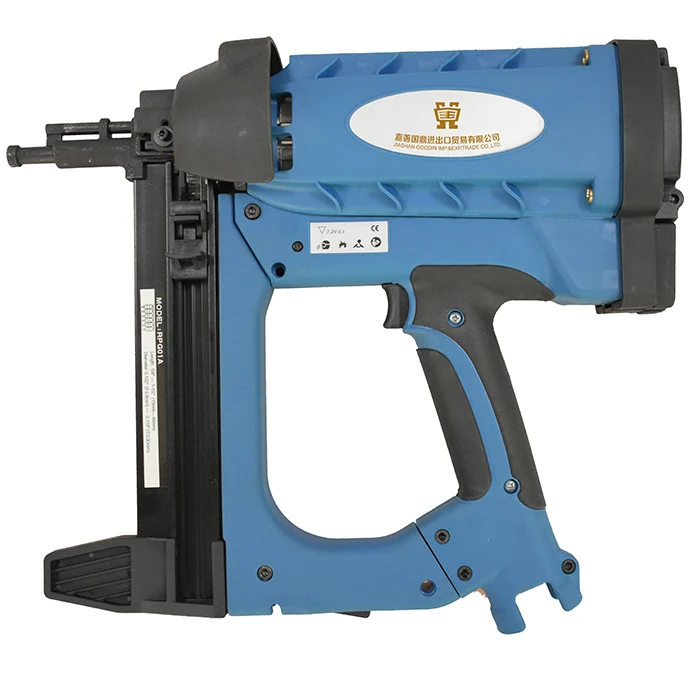 Portable Cordless Non Pneumatic Power Tools Concrete Nail Gun Cordless Gas Nailer GSR40 With High Efficiency Gas Nail Gun