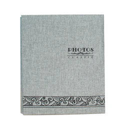 Guanmei 4R 4x6 PP pocket sheet Photo Album holding 160 photos Wholesale fabric cover wedding photo albums