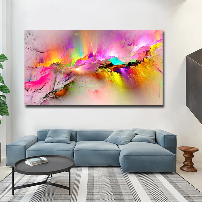 Printed Oil Painting Dropshipping Canvas Prints For Living Room Wall No Frame Modern Decorative Pictures Abstract Art Painting