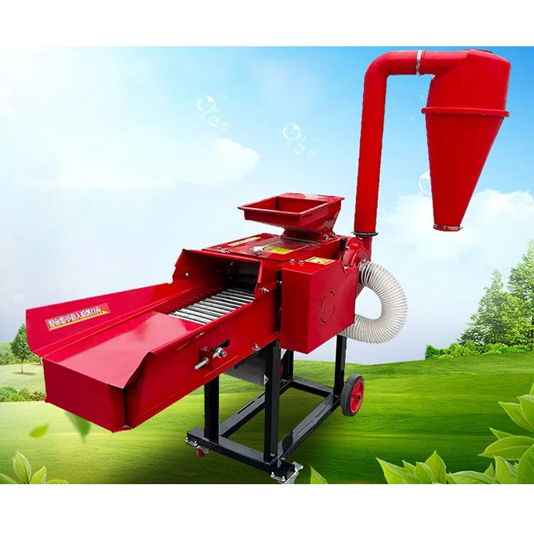 Three in one multipurpose chaff cutter machines silage corn chopper 3/4/5/6/8TON silage chopper home use