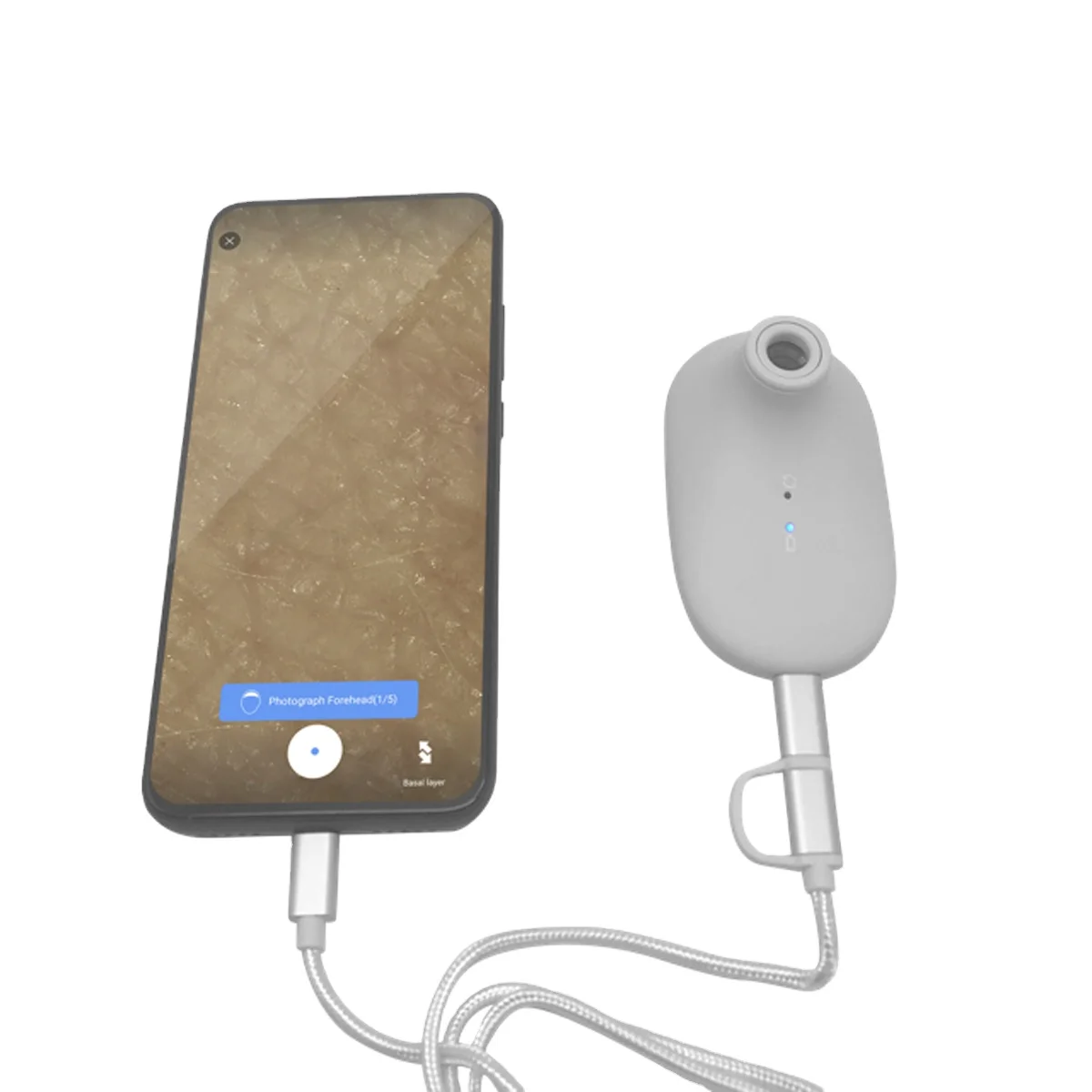 
New product 2020 handheld hair and skin analyzer light skin analyzer machine AISA-120 