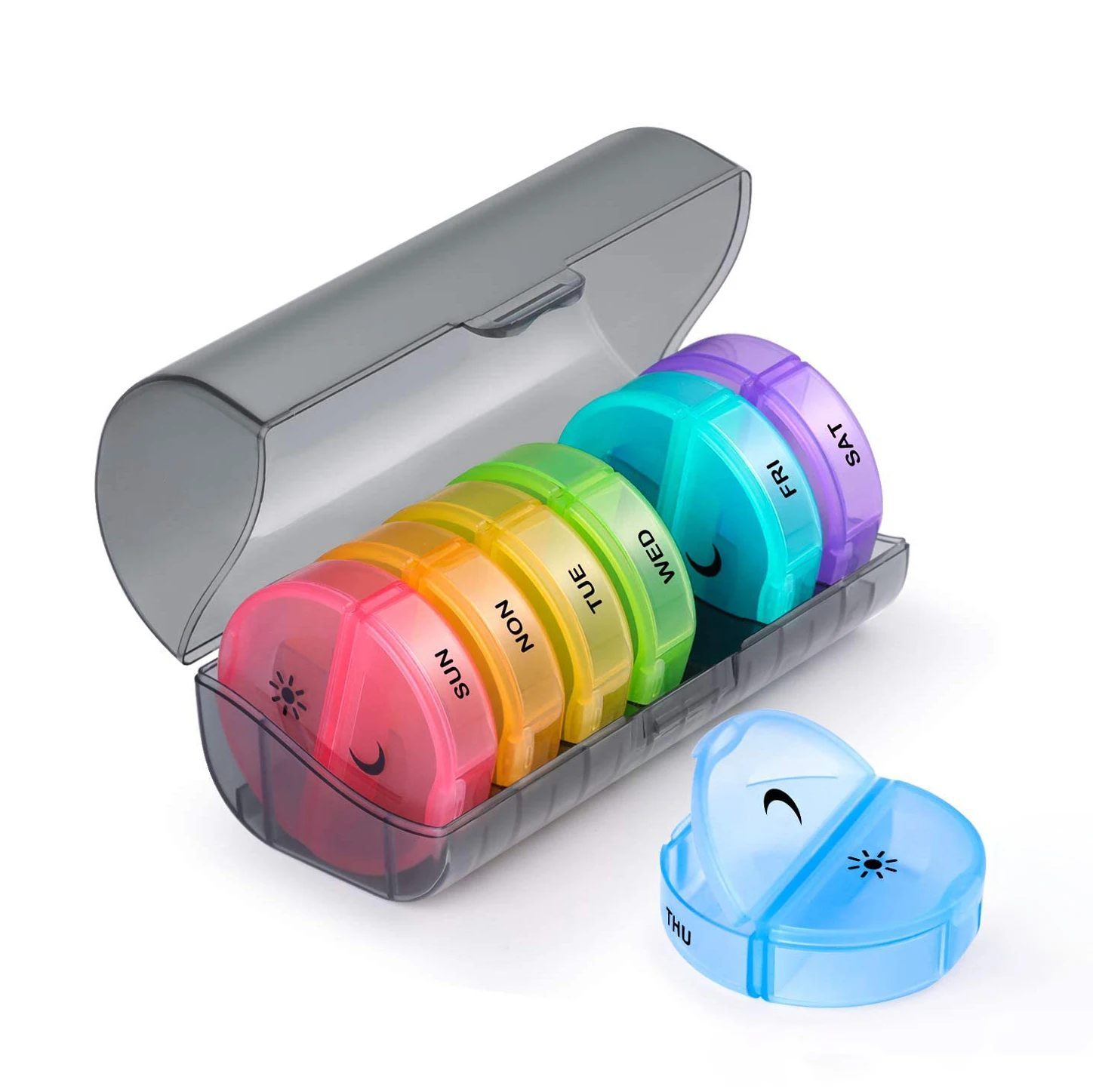 Влагостойкий витаминный держатель, еженедельный диспенсер для лекарств