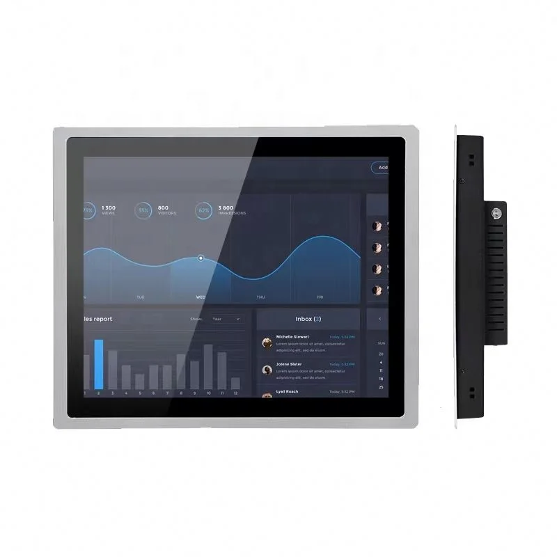 Indoor outdoor explosion-proof water proof 1000 nits 10 inch 10.1 inch 10.4inch lcd touch screen industrial monitor