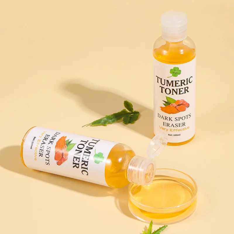 Private Label Turmeric Strong Lightening Facial Toner Moisturizing Whitening Brightening Turmeric Face Toner