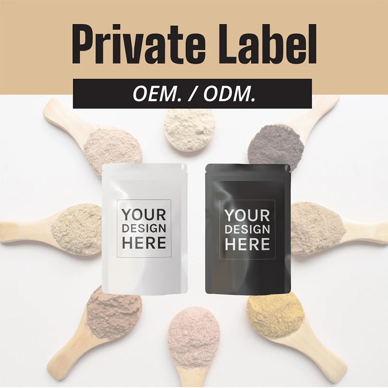 Customize Logo Classic Ganoderma Instant Coffee 12 Sachets 3 in 1 Mushroom Premix Coffee