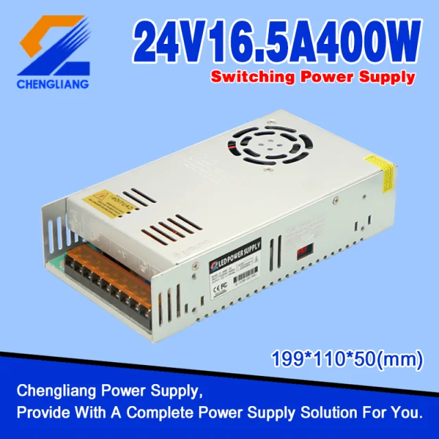 CE ROHS Approved 400W Professional LED Driver Power Supply 12V Single AC Output for LED Strip 220V/110V Input FCC certified